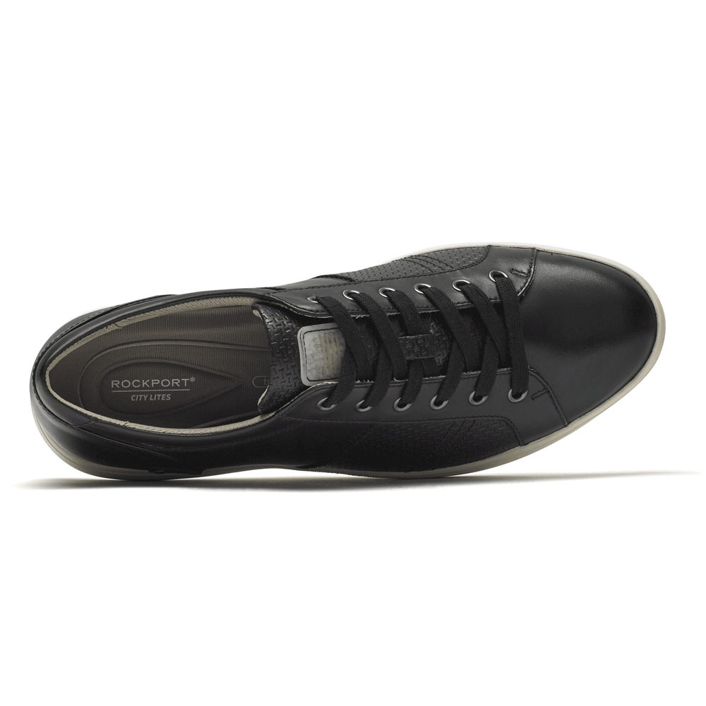 Rockport Mens Sneakers Black - Colle Tie - UK 340-VAYJCZ